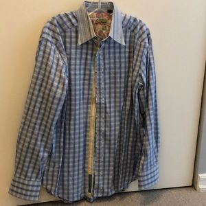 Robert Graham men’s button down shirt